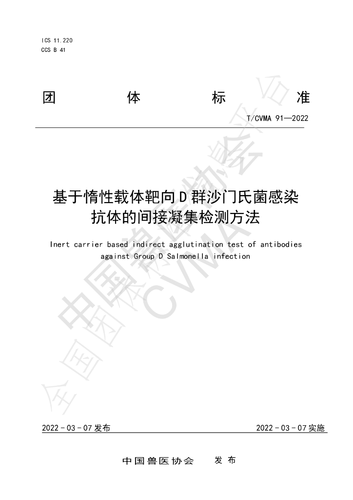 T/CVMA 91-2022 标准预览