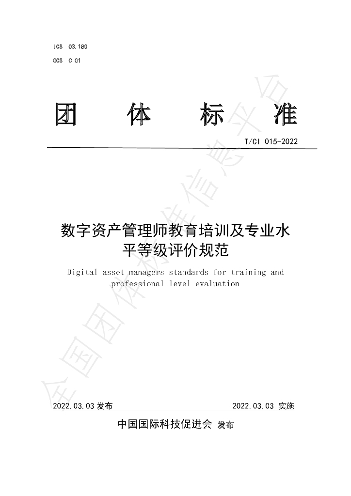 T/CI 015-2022 标准预览