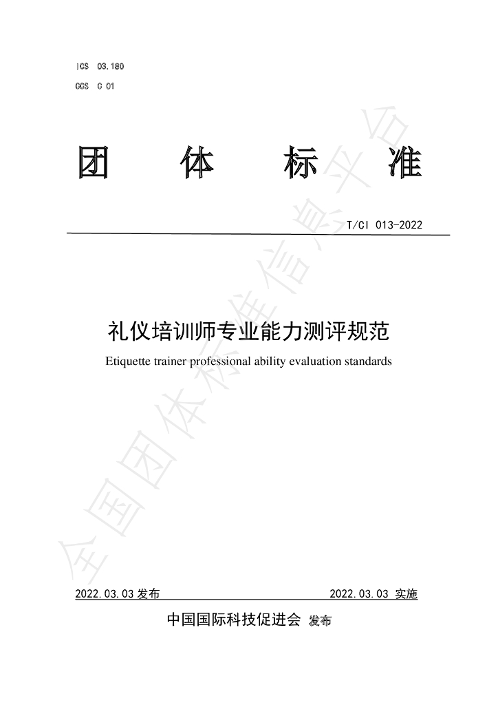 T/CI 013-2022 标准预览