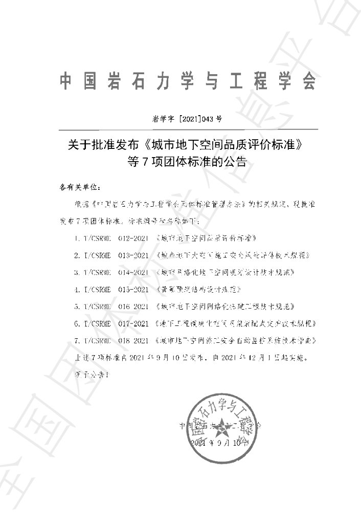 T/CSRME 016-2021 标准预览