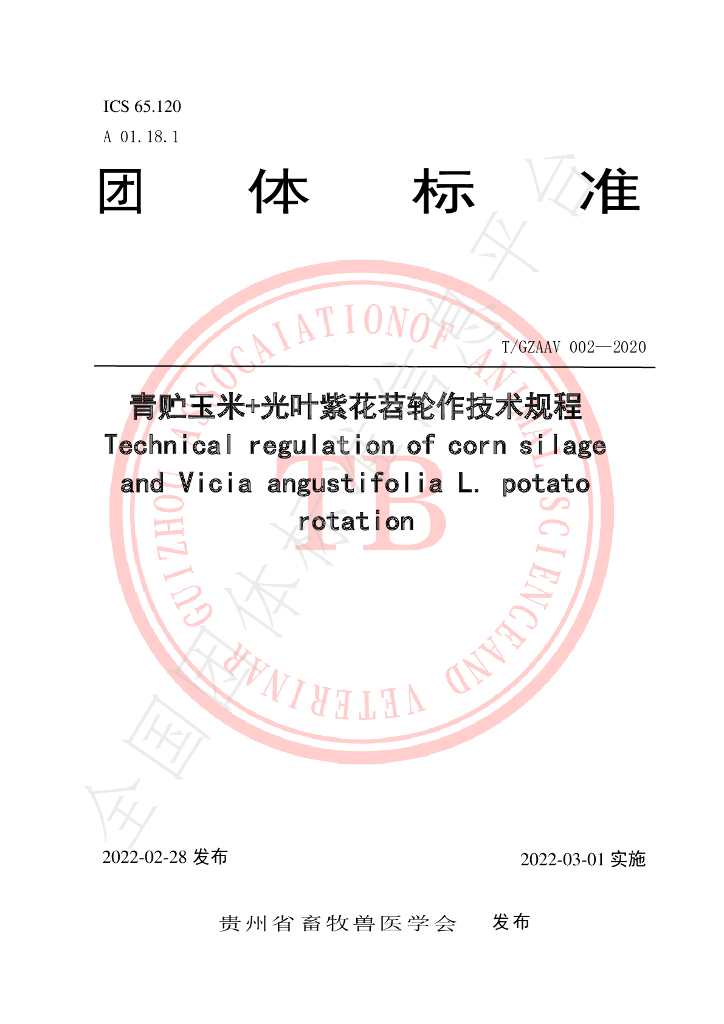 T/GZAAV 002-2020 标准预览