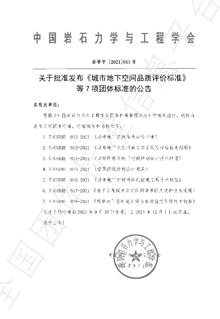 T/CSRME 012-2021 标准预览