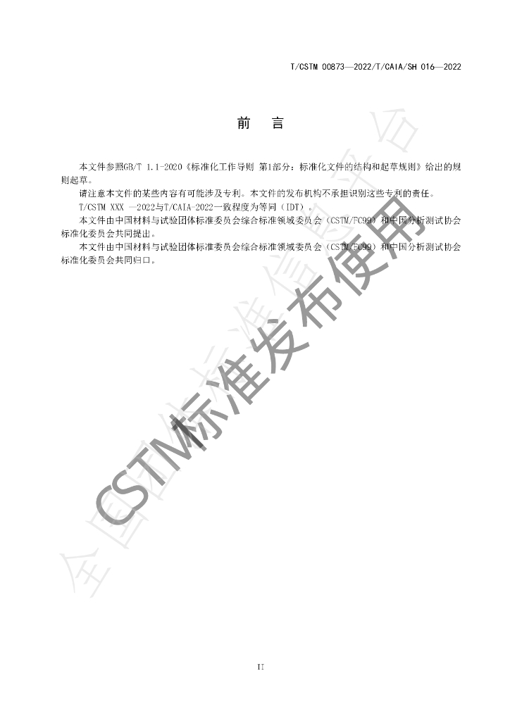 T/CSTM 00873-2022 标准预览