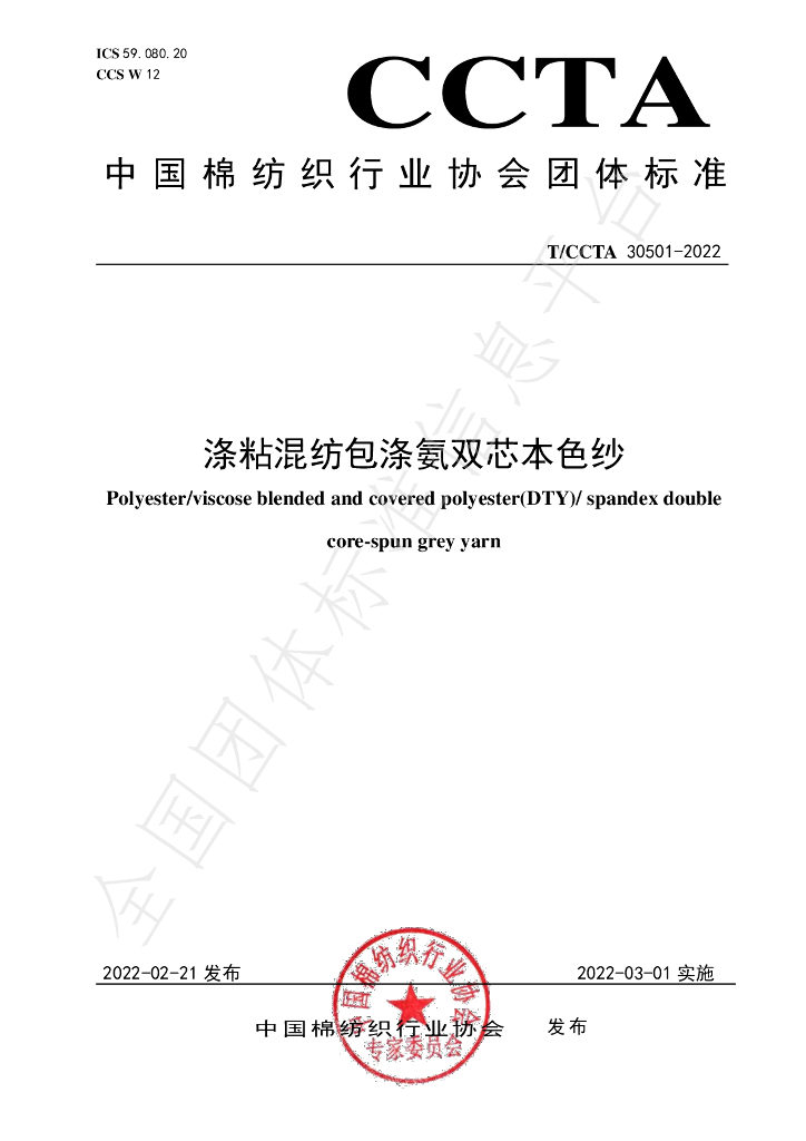 T/CCTA 30501-2022 标准预览