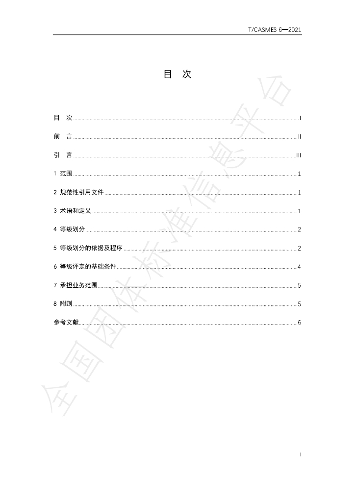 T/CASMES 6-2021 标准预览
