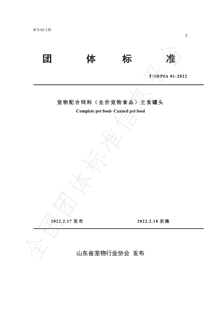 T/SDPIA 01-2022 标准预览