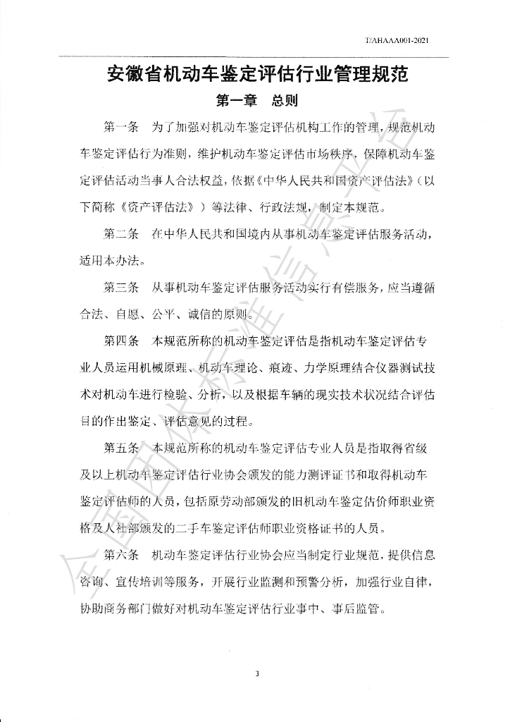T/AHAAA 001-2021 标准预览
