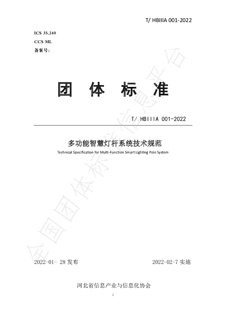 T/HBIIIA 001-2022 标准预览