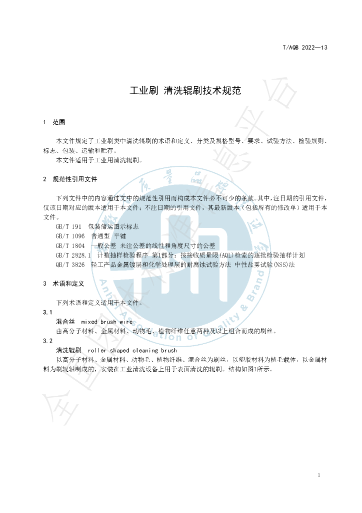 T/AQB 13-2022 标准预览