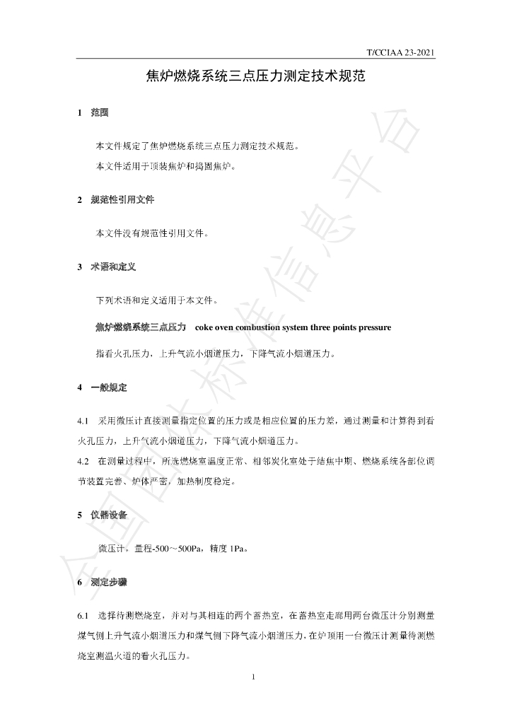 T/CCIAA 23-2021 标准预览