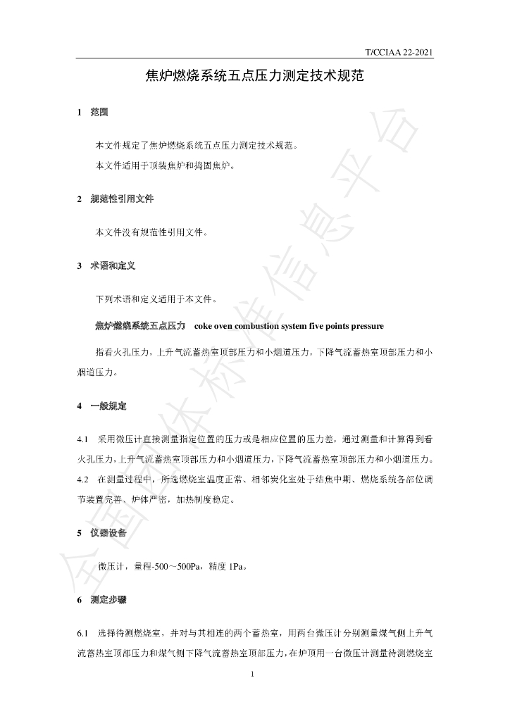 T/CCIAA 22-2021 标准预览