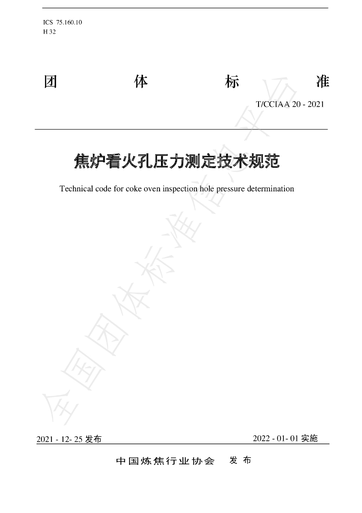 T/CCIAA 20-2021 标准预览