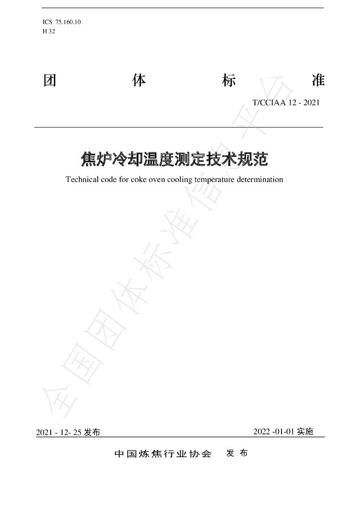 T/CCIAA 12-2021 标准预览