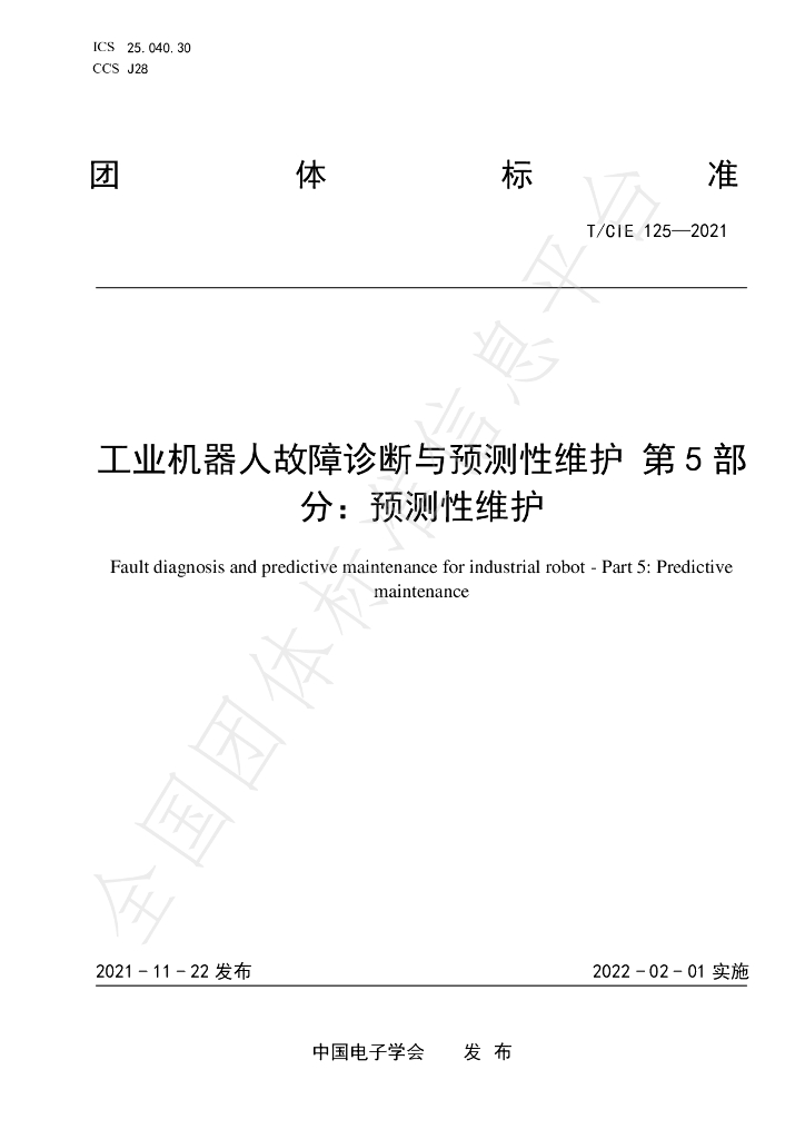 T/CIE 125-2021 标准预览