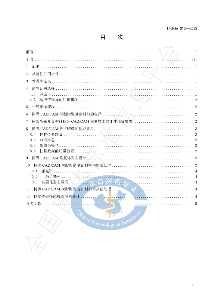 T/CHSA 013-2022 标准预览