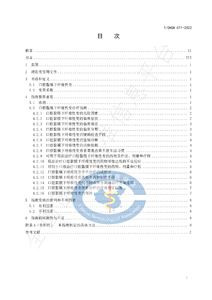 T/CHSA 011-2022 标准预览