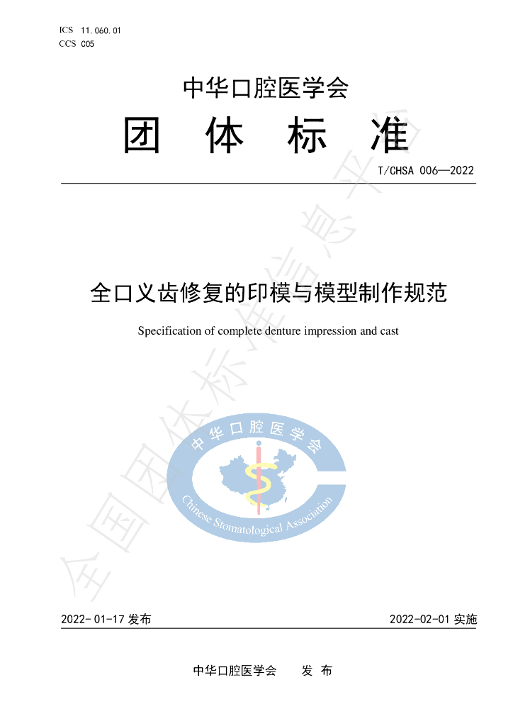 T/CHSA 006-2022 标准预览
