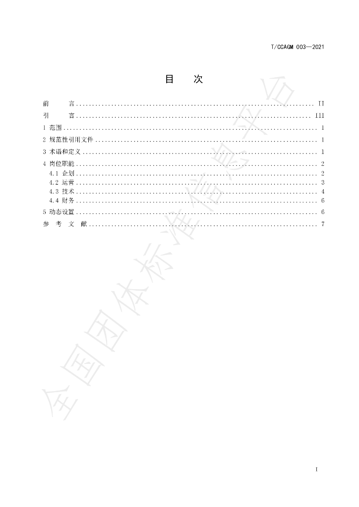 T/CCAGM 003-2021 标准预览