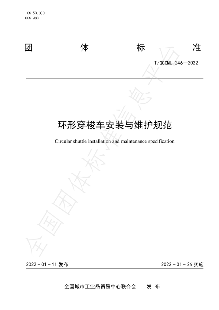 T/QGCML 246-2022 标准预览