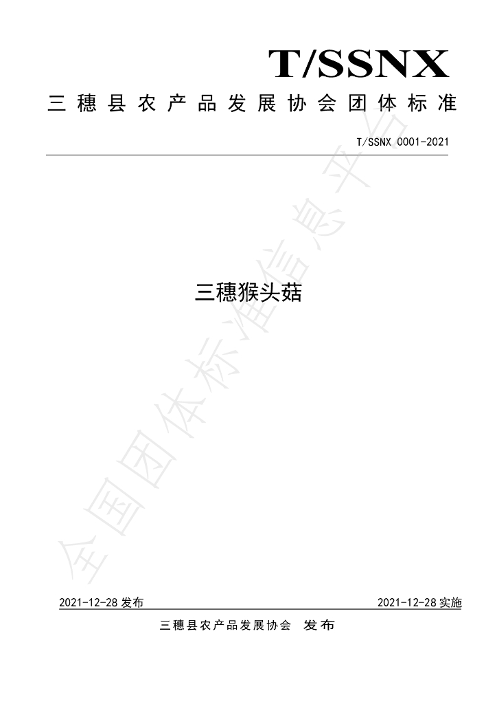 T/SSNX 0001-2021 标准预览