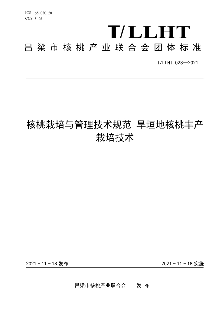 T/LLHT 028-2021 标准预览