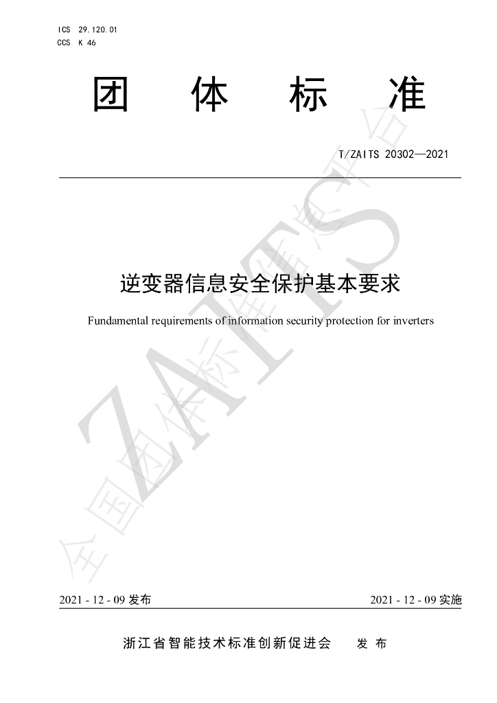 T/ZAITS 20302-2021 标准预览
