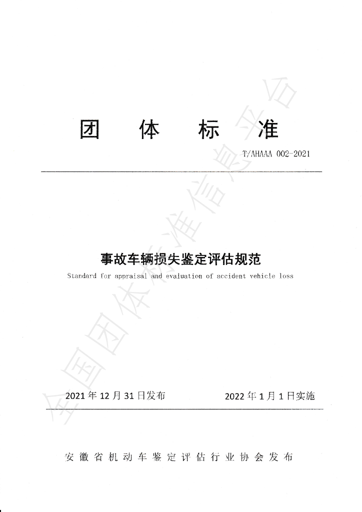 T/AHAAA 002-2021 标准预览