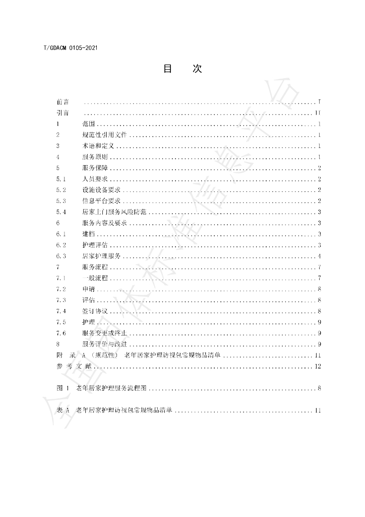 T/GDACM 0105-2021 标准预览
