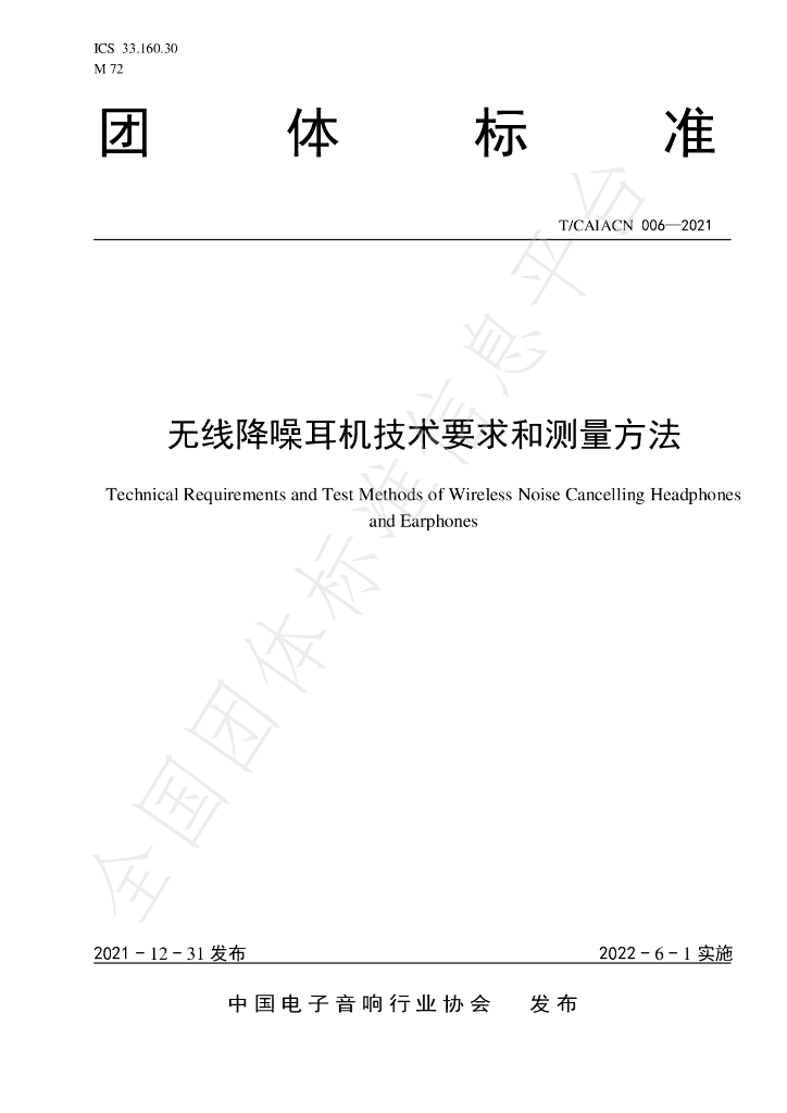 T/CAIACN 006-2021 标准预览