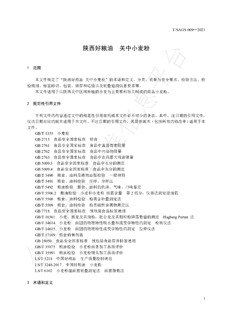 T/SAGS 009-2021 标准预览