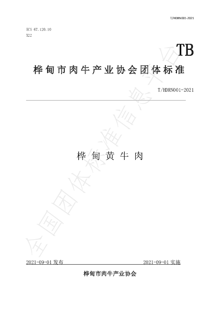 T/HDRN 001-2021 标准预览