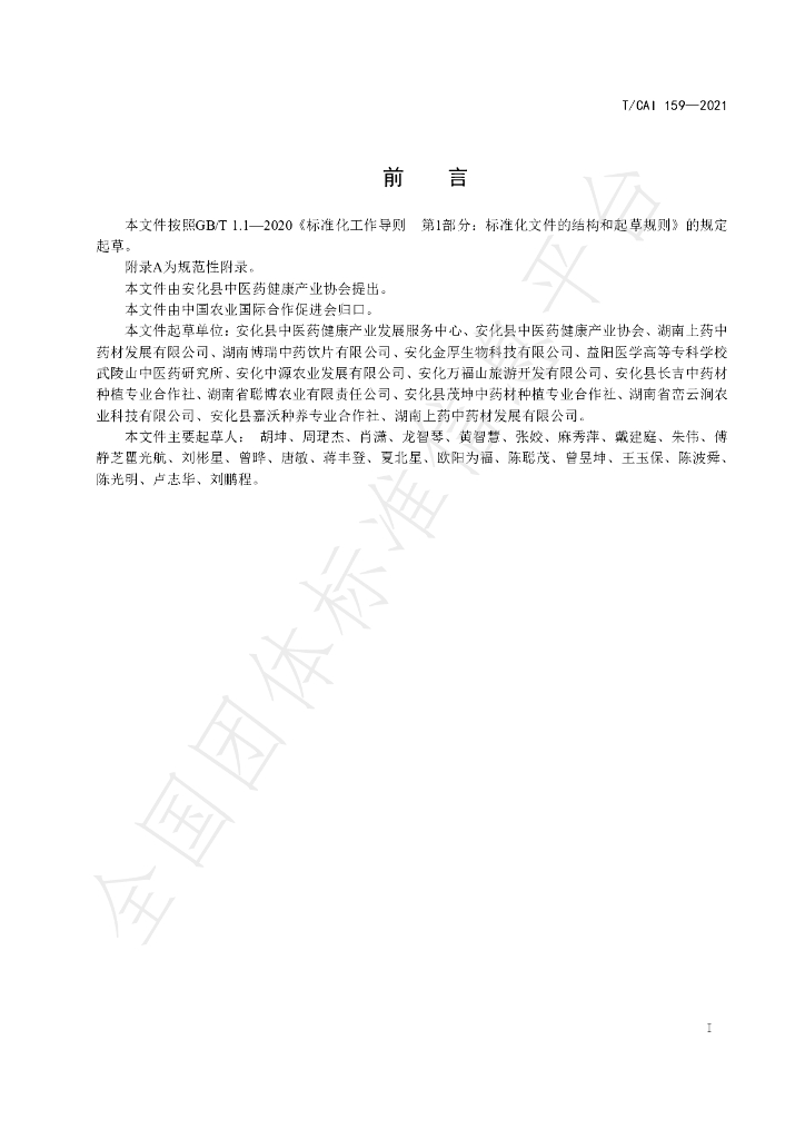 T/CAI 159-2021 标准预览