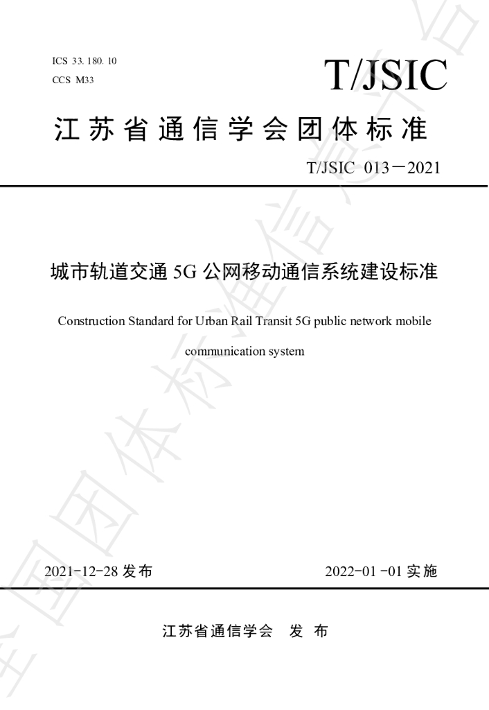 T/JSIC 013-2021 标准预览