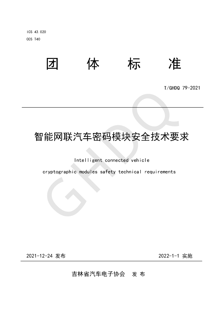 T/GHDQ 79-2021 标准预览