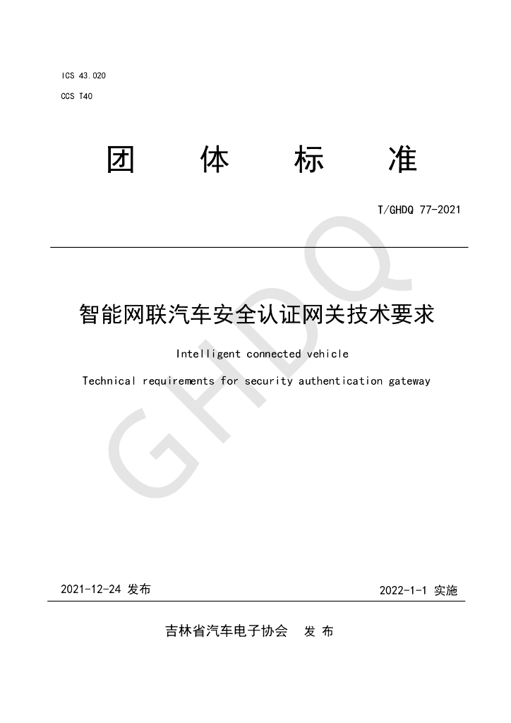 T/GHDQ 77-2021 标准预览