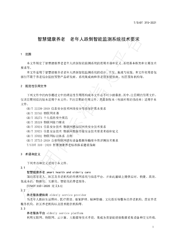 T/SIOT 315-2021 标准预览