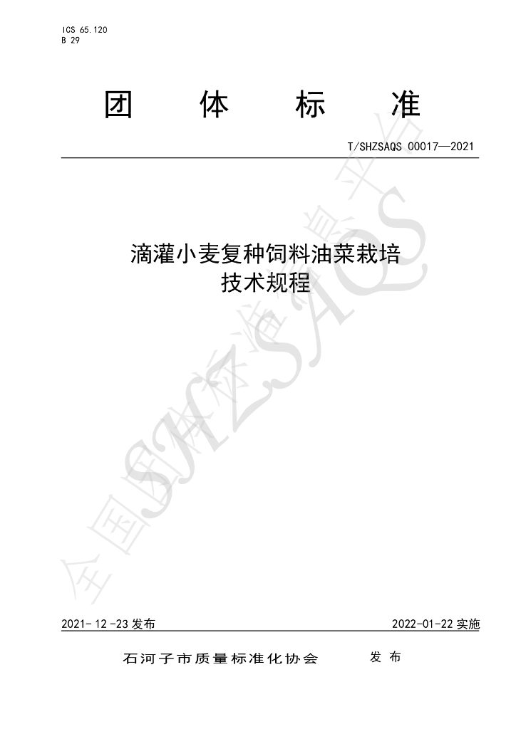 T/SHZSAQS 00017-2021 标准预览