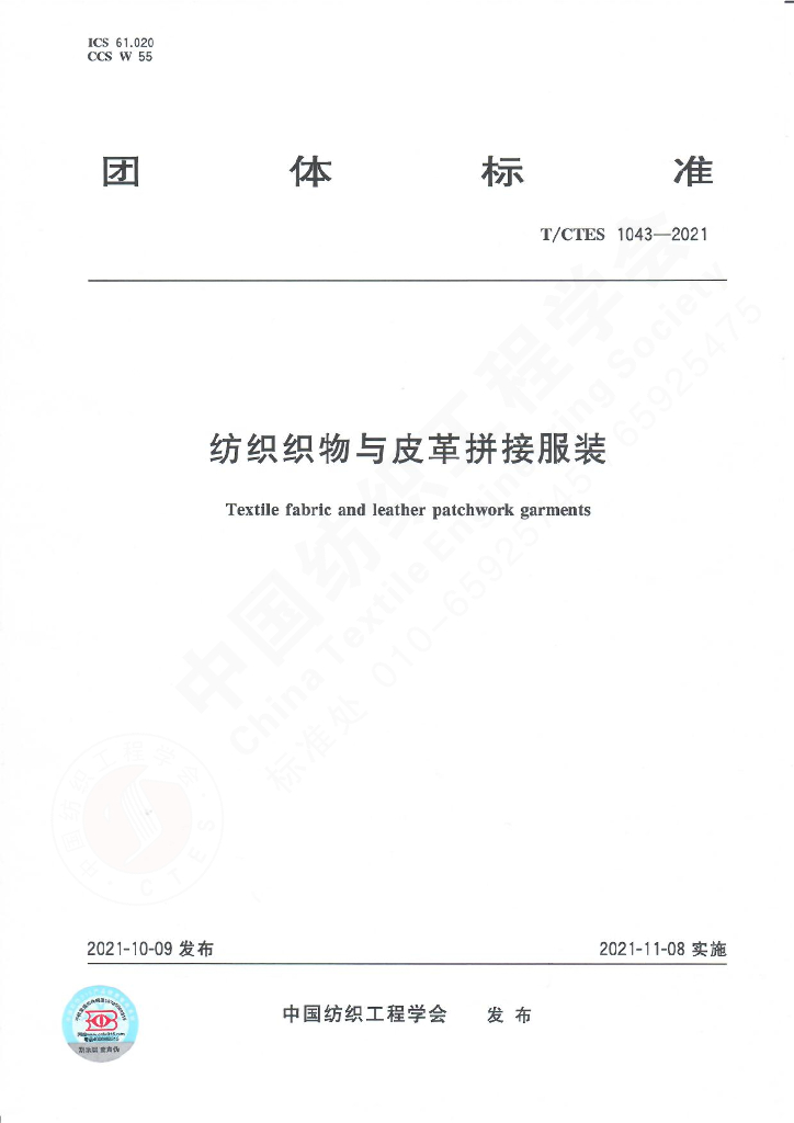 T/CTES 1043-2021 标准预览