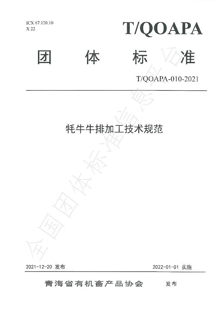 T/QOAPA 010-2021 标准预览