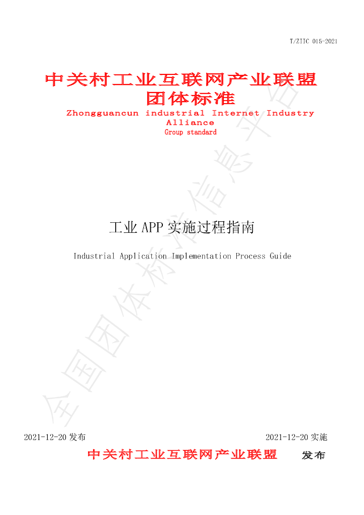 T/ZIIC 015-2021 标准预览