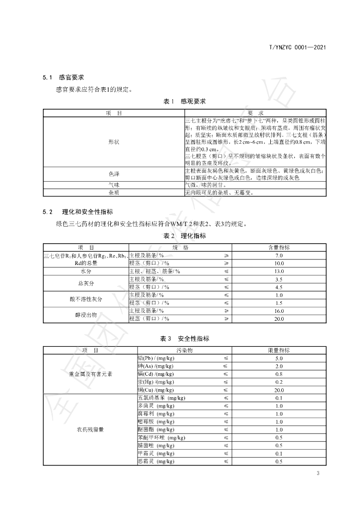 T/YNZYC 0001-2021 标准预览