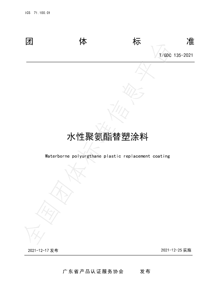 T/GDC 135-2021 标准预览