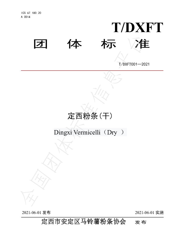 T/DXFT 001-2021 标准预览