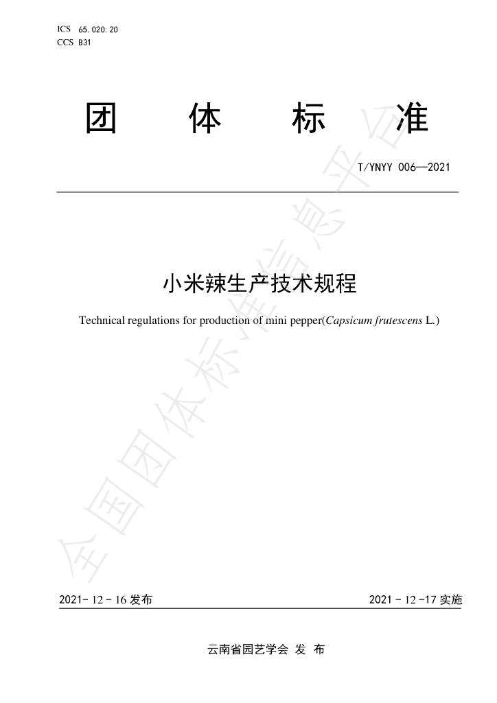 T/YNYY 006-2021 标准预览