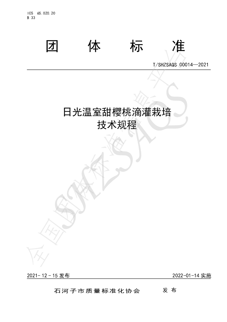 T/SHZSAQS 00014-2021 标准预览