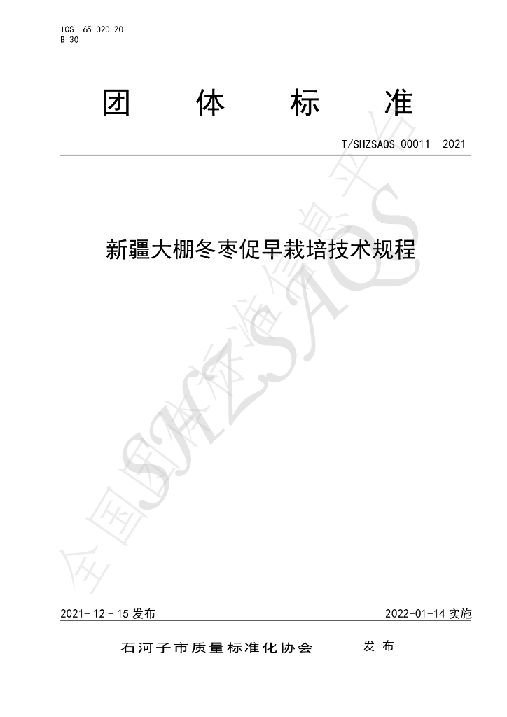 T/SHZSAQS 00011-2021 标准预览