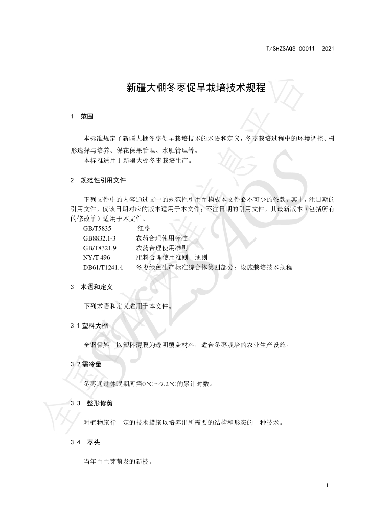 T/SHZSAQS 00011-2021 标准预览