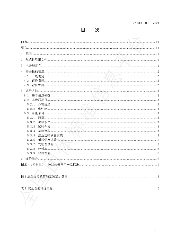 T/YFSEA 0001-2021 标准预览