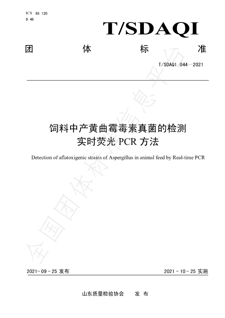 T/SDAQI 044-2021 标准预览