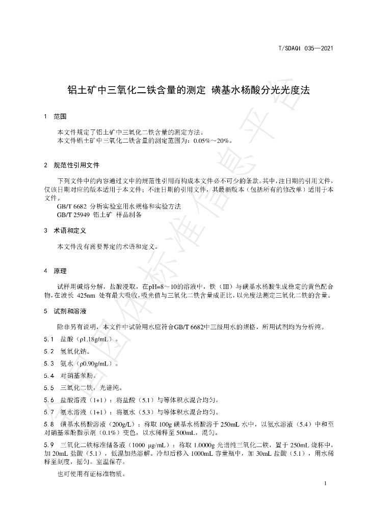 T/SDAQI 035-2021 标准预览